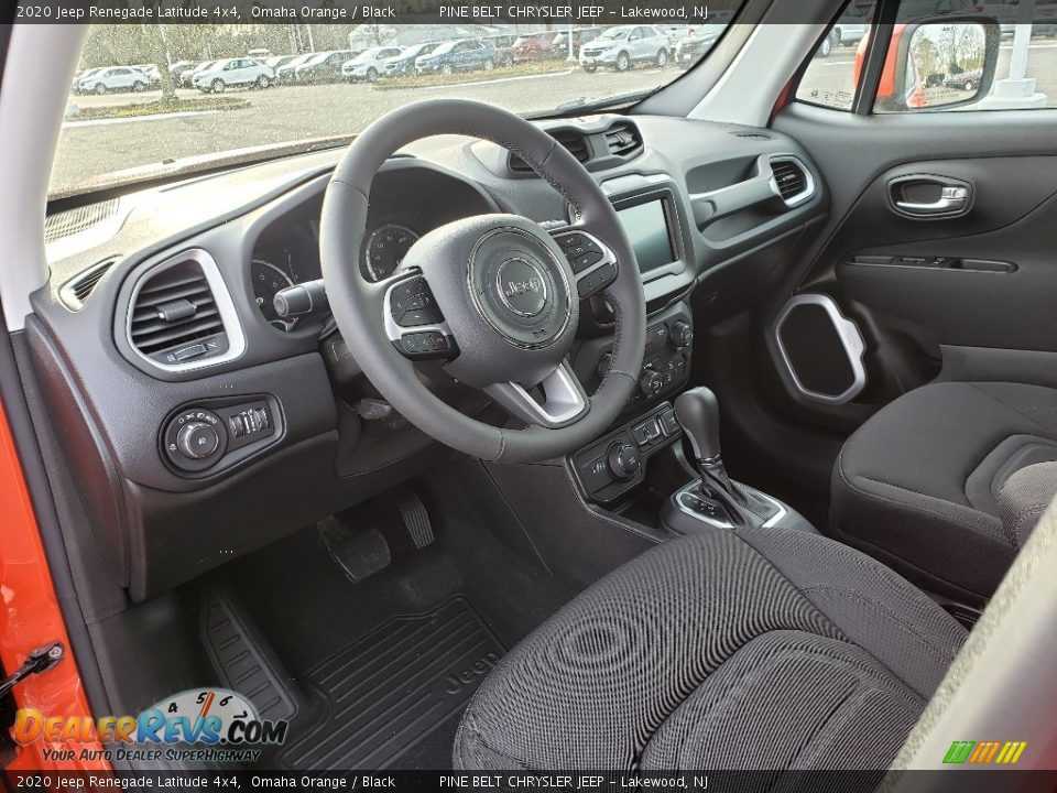 2020 Jeep Renegade Latitude 4x4 Omaha Orange / Black Photo #7