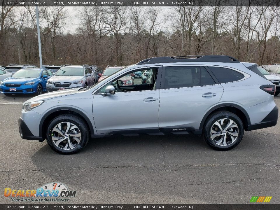 2020 Subaru Outback 2.5i Limited Ice Silver Metallic / Titanium Gray Photo #3