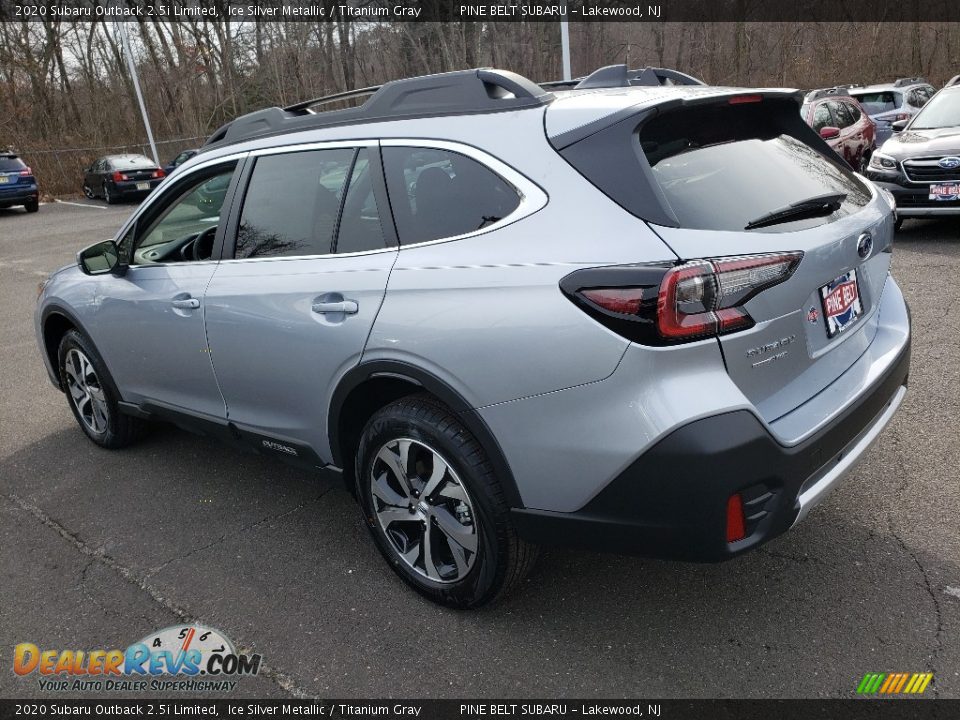 2020 Subaru Outback 2.5i Limited Ice Silver Metallic / Titanium Gray Photo #4