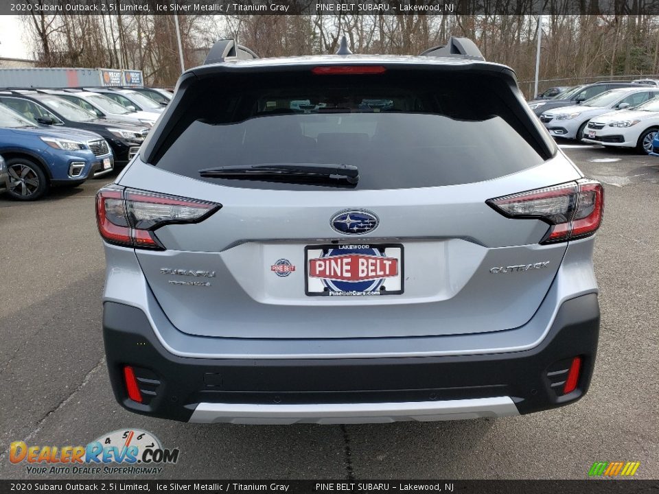 2020 Subaru Outback 2.5i Limited Ice Silver Metallic / Titanium Gray Photo #5