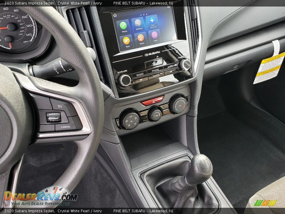 2020 Subaru Impreza Sedan Crystal White Pearl / Ivory Photo #10