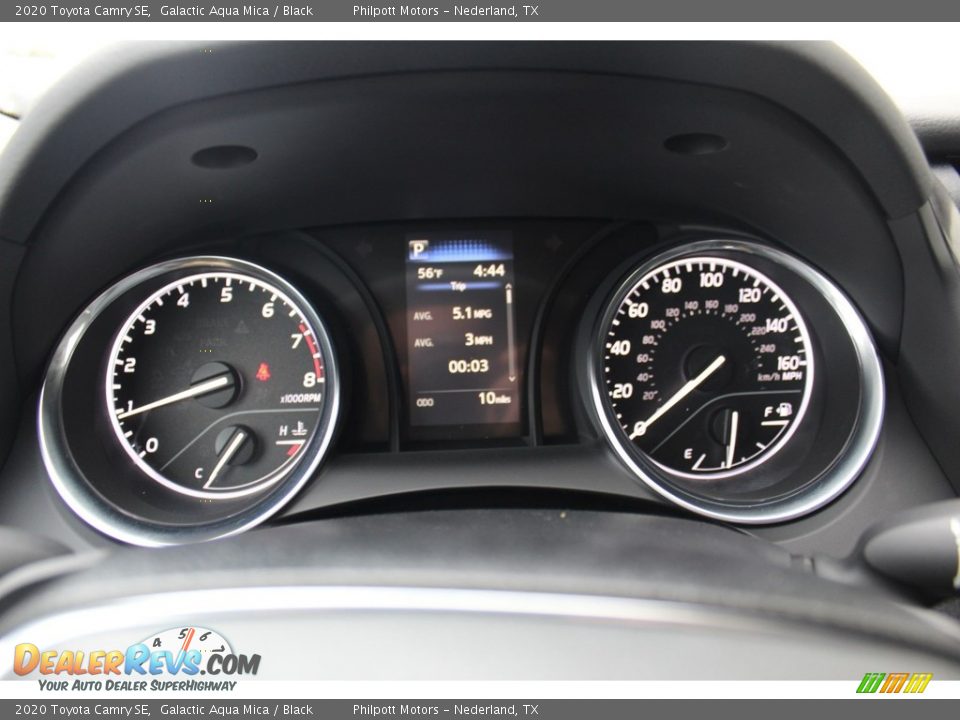 2020 Toyota Camry SE Galactic Aqua Mica / Black Photo #16
