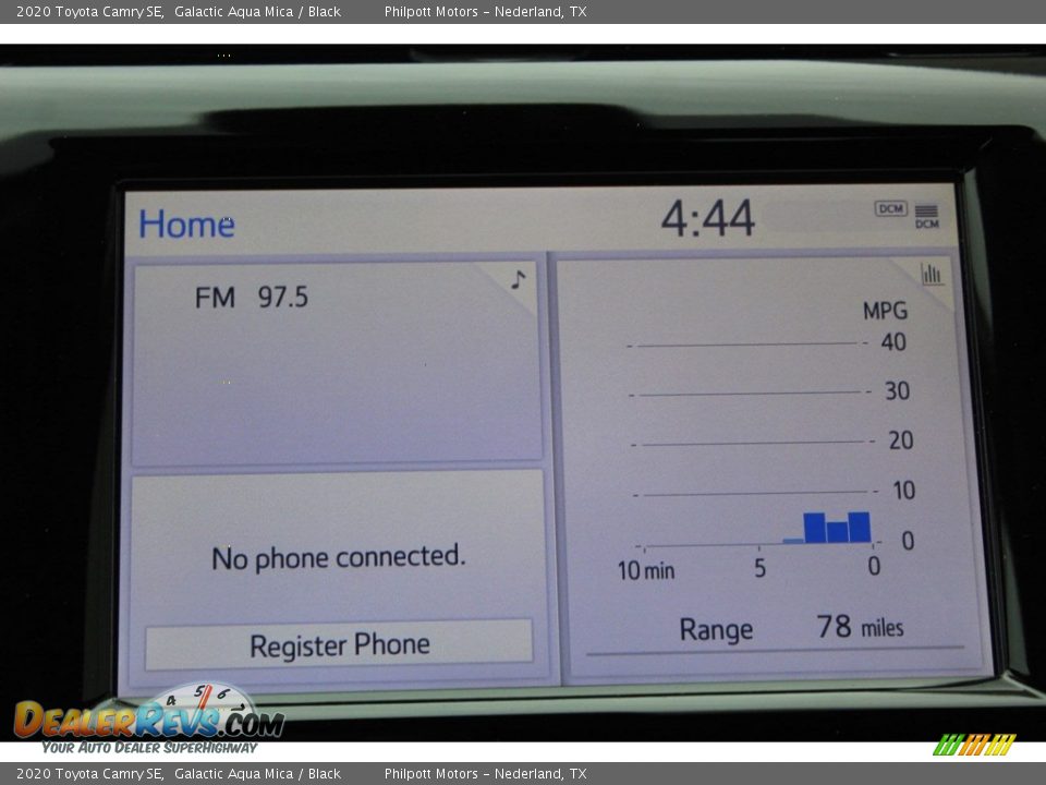 2020 Toyota Camry SE Galactic Aqua Mica / Black Photo #18