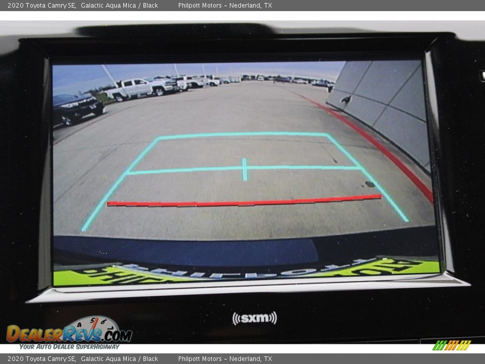 2020 Toyota Camry SE Galactic Aqua Mica / Black Photo #20