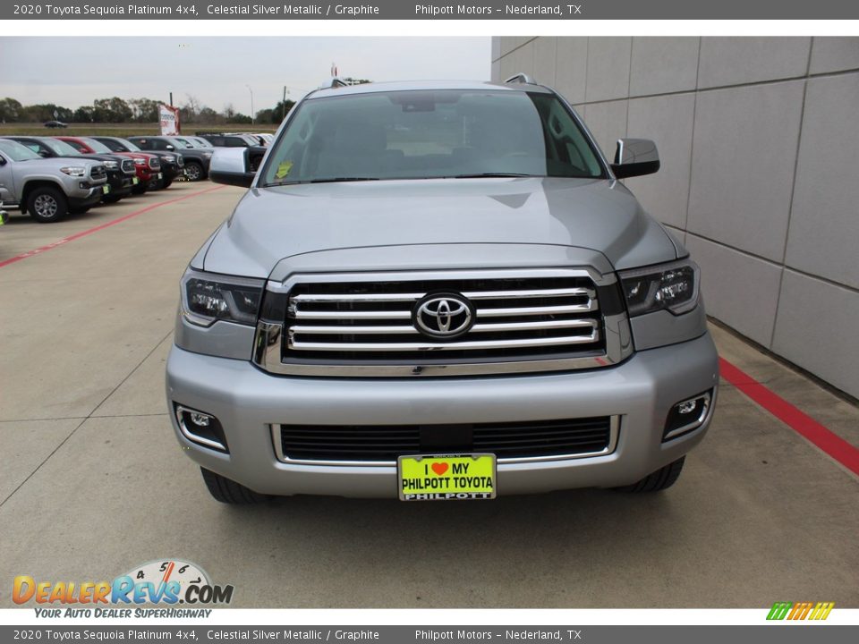 2020 Toyota Sequoia Platinum 4x4 Celestial Silver Metallic / Graphite Photo #3