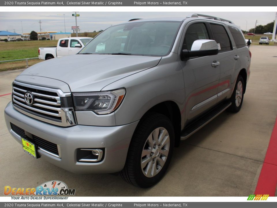 2020 Toyota Sequoia Platinum 4x4 Celestial Silver Metallic / Graphite Photo #4