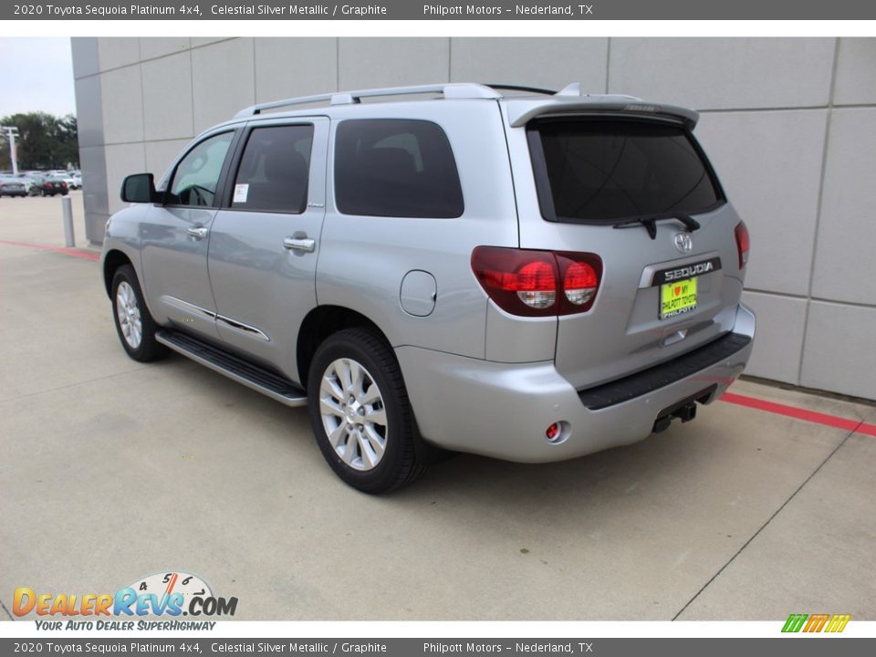2020 Toyota Sequoia Platinum 4x4 Celestial Silver Metallic / Graphite Photo #6