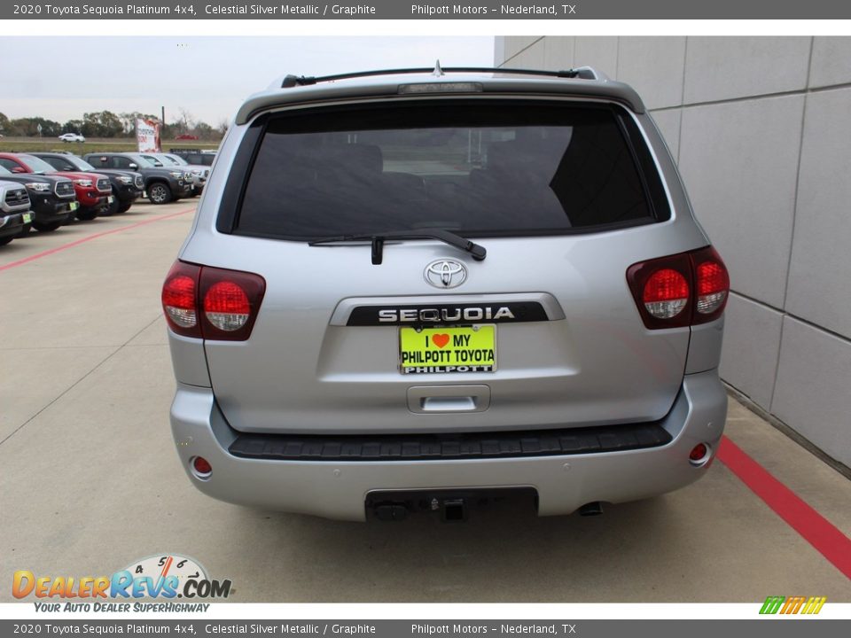 2020 Toyota Sequoia Platinum 4x4 Celestial Silver Metallic / Graphite Photo #7