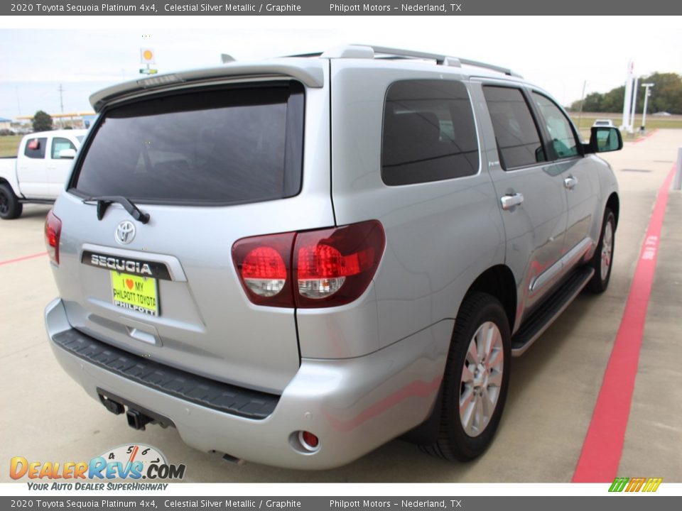 2020 Toyota Sequoia Platinum 4x4 Celestial Silver Metallic / Graphite Photo #8