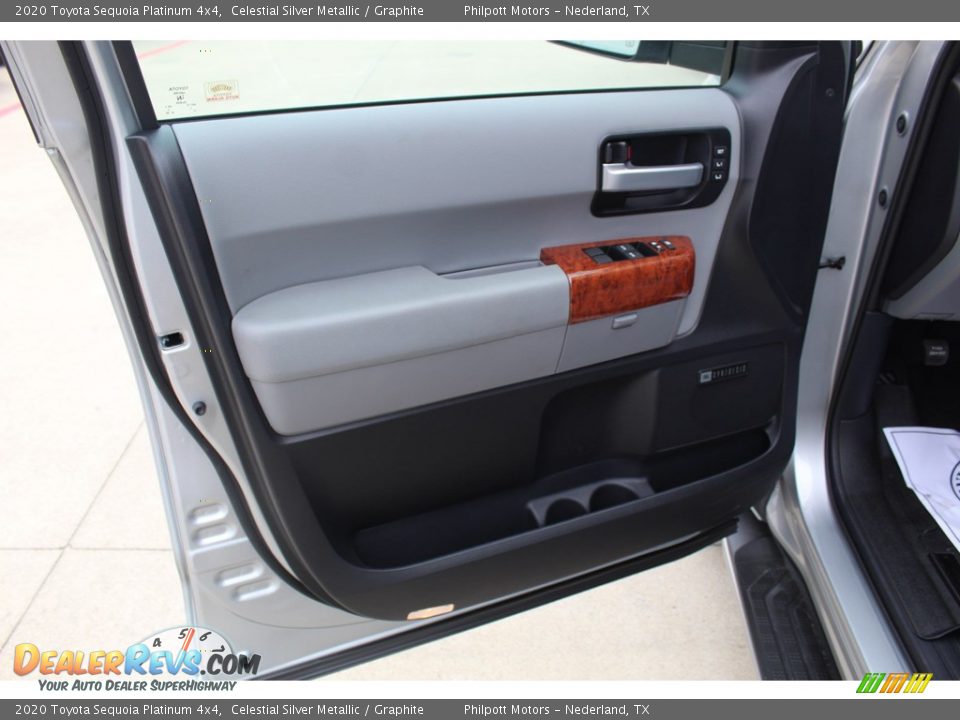 2020 Toyota Sequoia Platinum 4x4 Celestial Silver Metallic / Graphite Photo #9