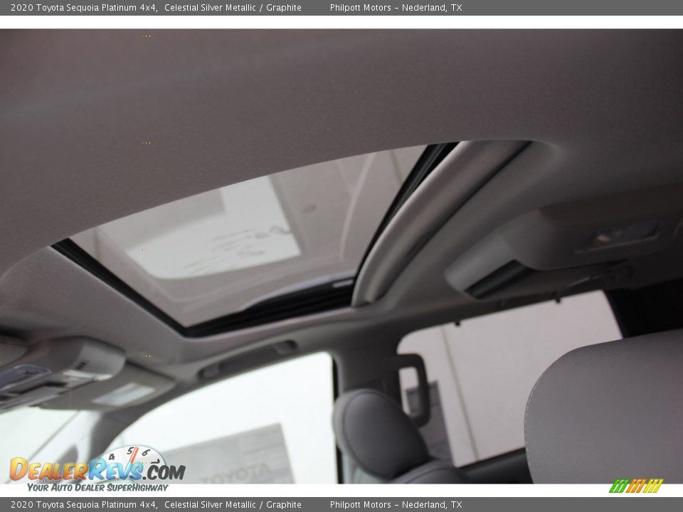 2020 Toyota Sequoia Platinum 4x4 Celestial Silver Metallic / Graphite Photo #12