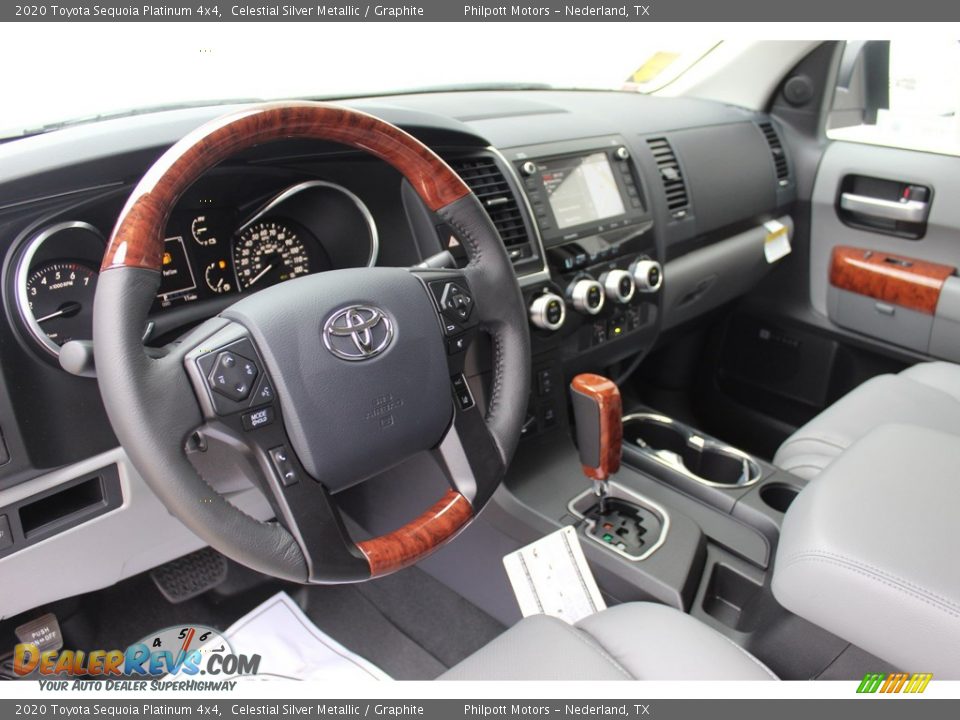 2020 Toyota Sequoia Platinum 4x4 Celestial Silver Metallic / Graphite Photo #13