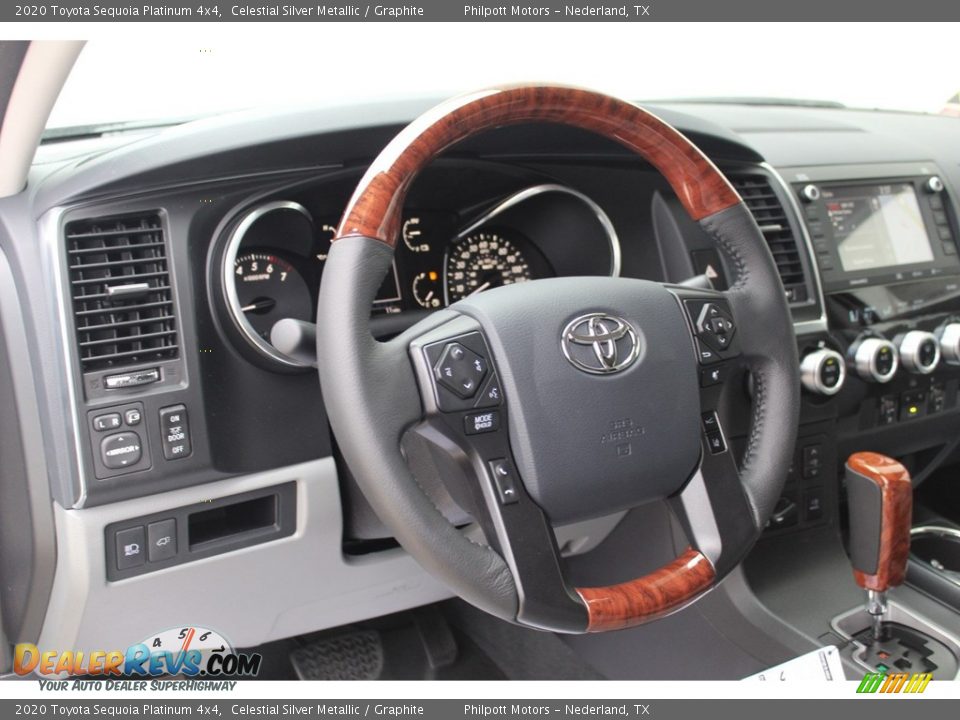 2020 Toyota Sequoia Platinum 4x4 Celestial Silver Metallic / Graphite Photo #14