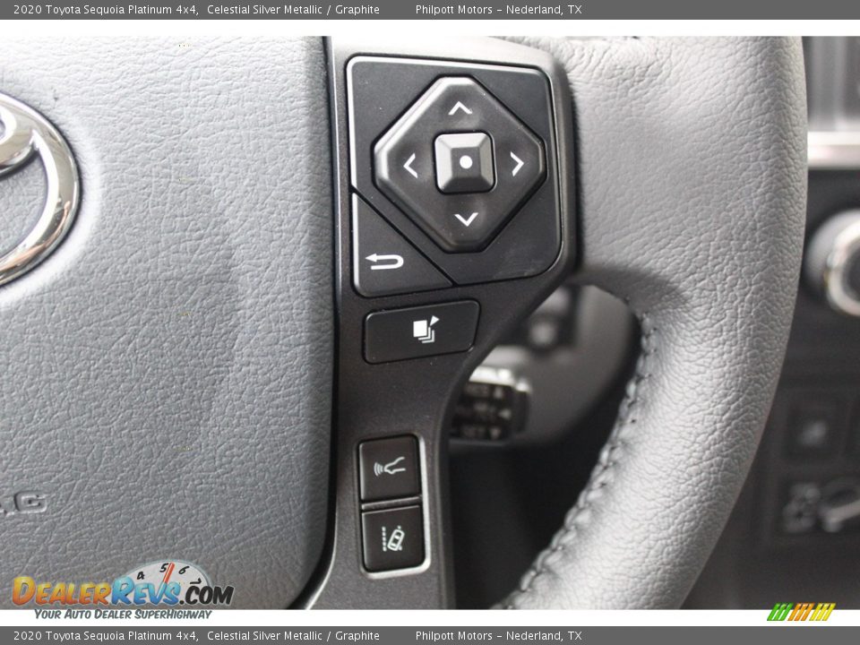 2020 Toyota Sequoia Platinum 4x4 Celestial Silver Metallic / Graphite Photo #16