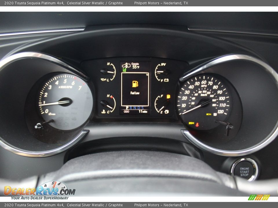 2020 Toyota Sequoia Platinum 4x4 Celestial Silver Metallic / Graphite Photo #17