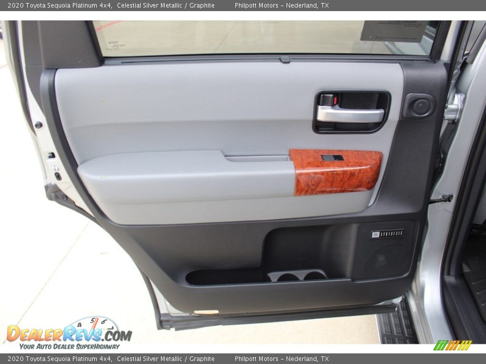 2020 Toyota Sequoia Platinum 4x4 Celestial Silver Metallic / Graphite Photo #23