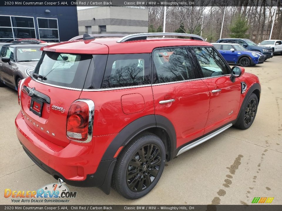 2020 Mini Countryman Cooper S All4 Chili Red / Carbon Black Photo #2