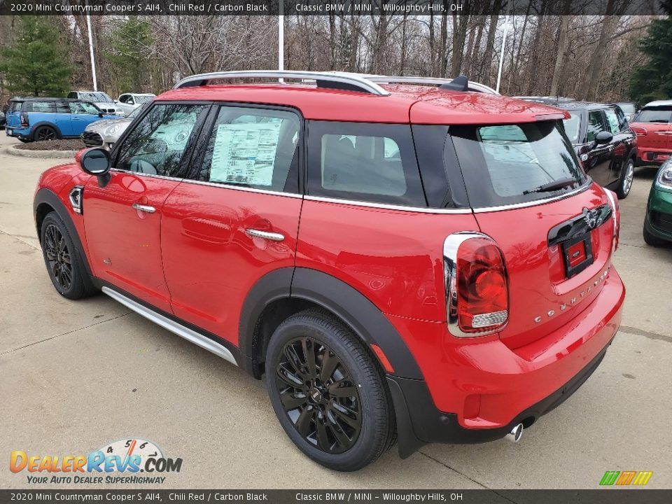 2020 Mini Countryman Cooper S All4 Chili Red / Carbon Black Photo #3