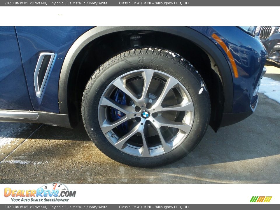 2020 BMW X5 xDrive40i Phytonic Blue Metallic / Ivory White Photo #2