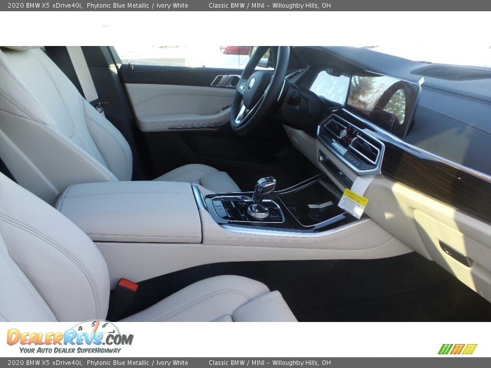 2020 BMW X5 xDrive40i Phytonic Blue Metallic / Ivory White Photo #3