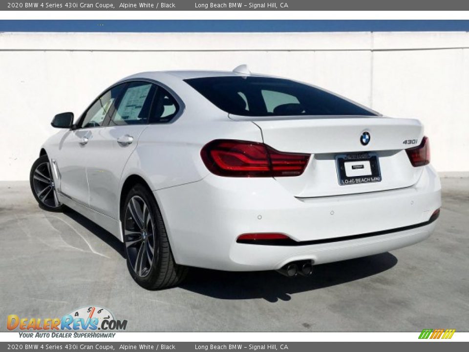 2020 BMW 4 Series 430i Gran Coupe Alpine White / Black Photo #2