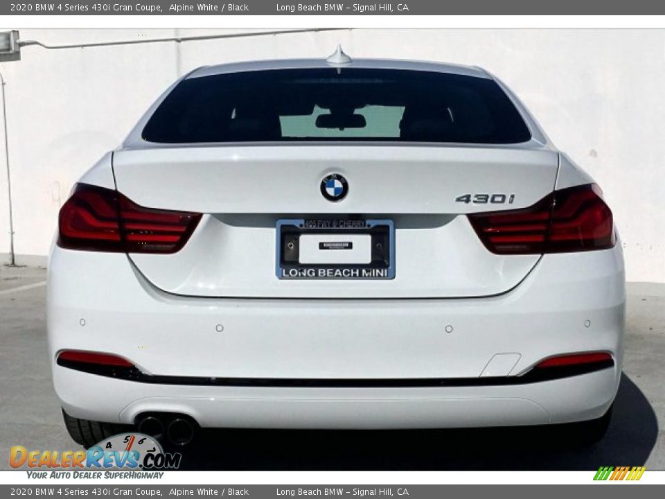 2020 BMW 4 Series 430i Gran Coupe Alpine White / Black Photo #3