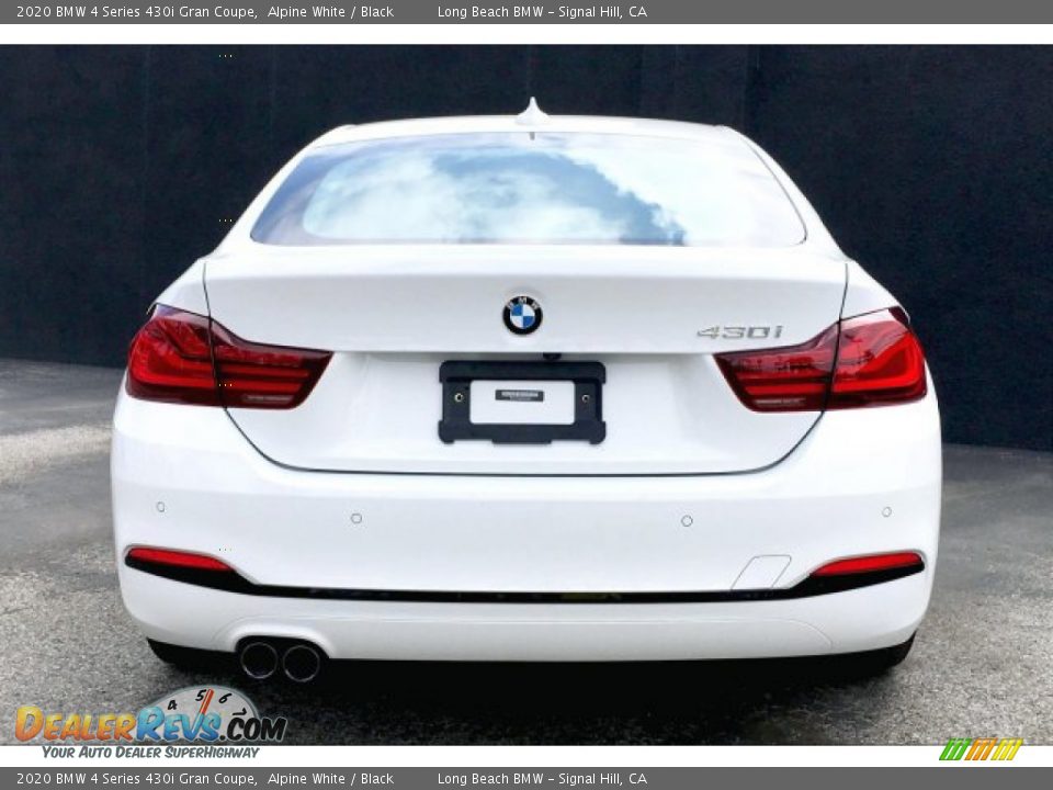 2020 BMW 4 Series 430i Gran Coupe Alpine White / Black Photo #3