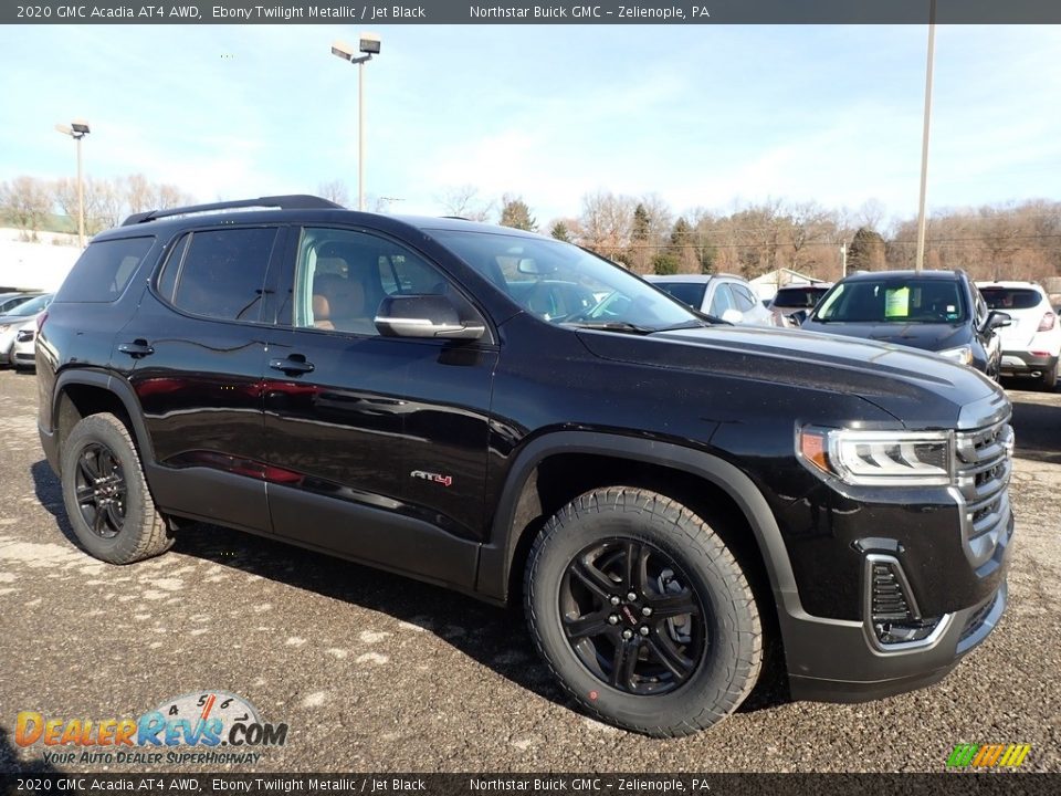 2020 GMC Acadia AT4 AWD Ebony Twilight Metallic / Jet Black Photo #3