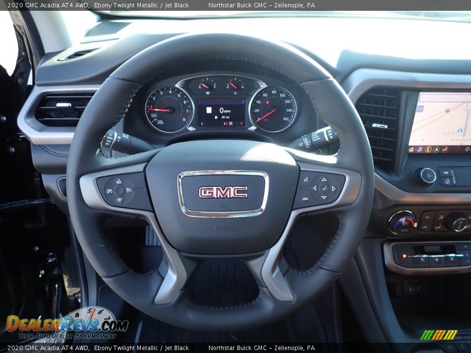 2020 GMC Acadia AT4 AWD Ebony Twilight Metallic / Jet Black Photo #17