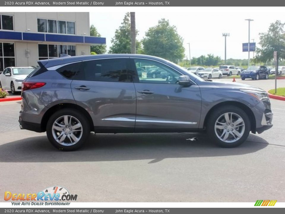 2020 Acura RDX Advance Modern Steel Metallic / Ebony Photo #8