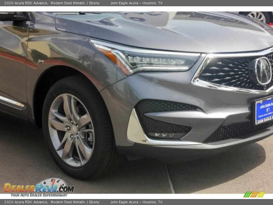 2020 Acura RDX Advance Modern Steel Metallic / Ebony Photo #10