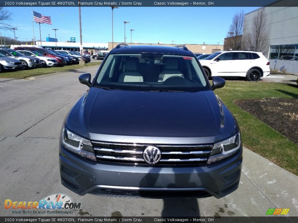 2020 Volkswagen Tiguan SE 4MOTION Platinum Gray Metallic / Storm Gray Photo #2