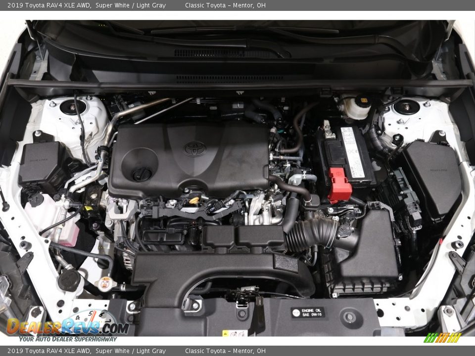 2019 Toyota RAV4 XLE AWD Super White / Light Gray Photo #18