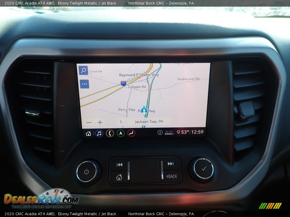2020 GMC Acadia AT4 AWD Ebony Twilight Metallic / Jet Black Photo #19