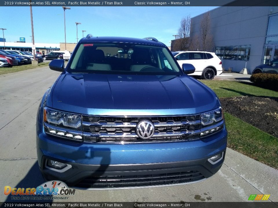 2019 Volkswagen Atlas SEL 4Motion Pacific Blue Metallic / Titan Black Photo #2