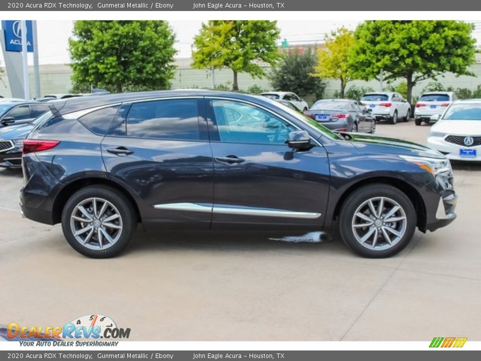 2020 Acura RDX Technology Gunmetal Metallic / Ebony Photo #8