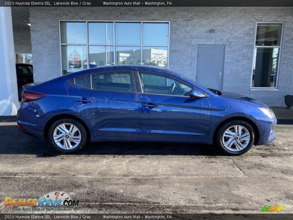 2020 Hyundai Elantra SEL Lakeside Blue / Gray Photo #3