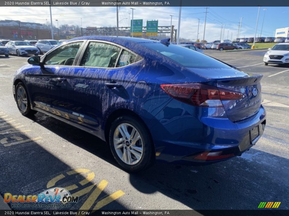 2020 Hyundai Elantra SEL Lakeside Blue / Gray Photo #6