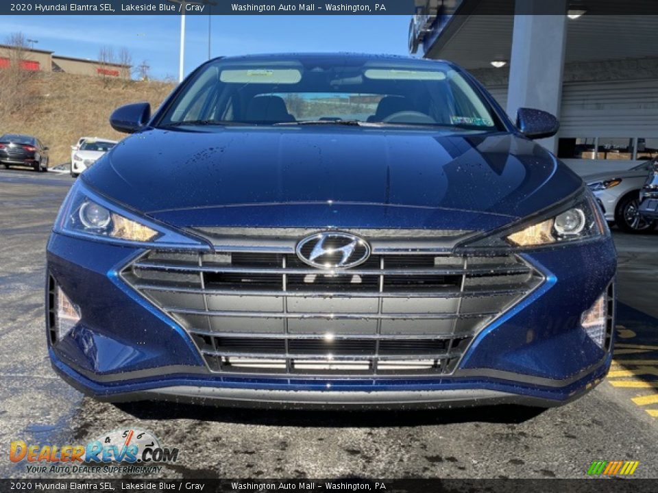 2020 Hyundai Elantra SEL Lakeside Blue / Gray Photo #8