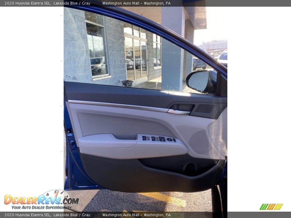 2020 Hyundai Elantra SEL Lakeside Blue / Gray Photo #11