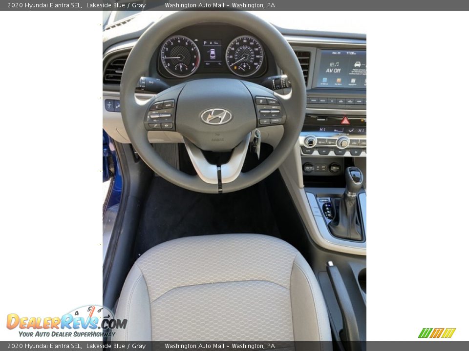 2020 Hyundai Elantra SEL Lakeside Blue / Gray Photo #14