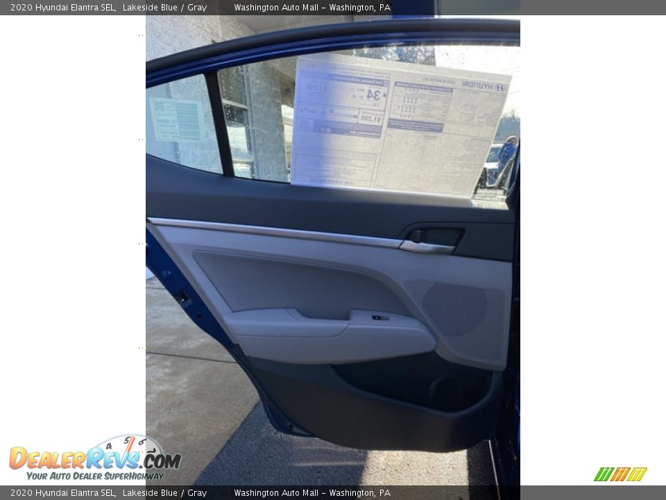 2020 Hyundai Elantra SEL Lakeside Blue / Gray Photo #17