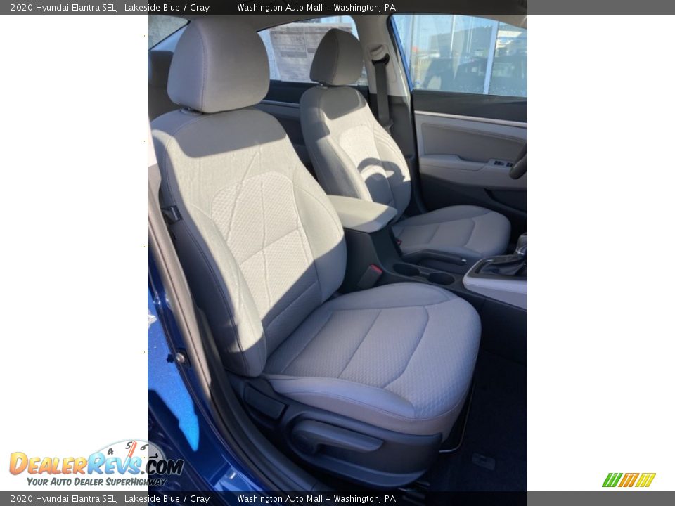 2020 Hyundai Elantra SEL Lakeside Blue / Gray Photo #24