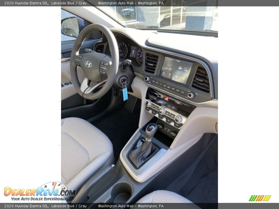 2020 Hyundai Elantra SEL Lakeside Blue / Gray Photo #25