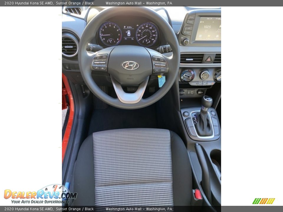2020 Hyundai Kona SE AWD Sunset Orange / Black Photo #14