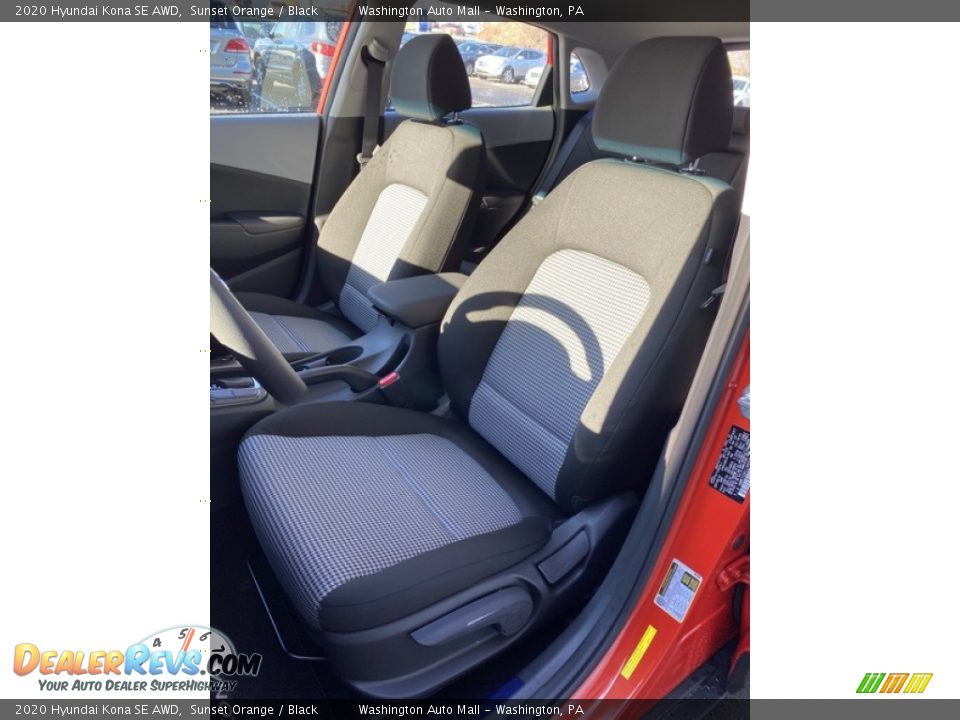 2020 Hyundai Kona SE AWD Sunset Orange / Black Photo #15