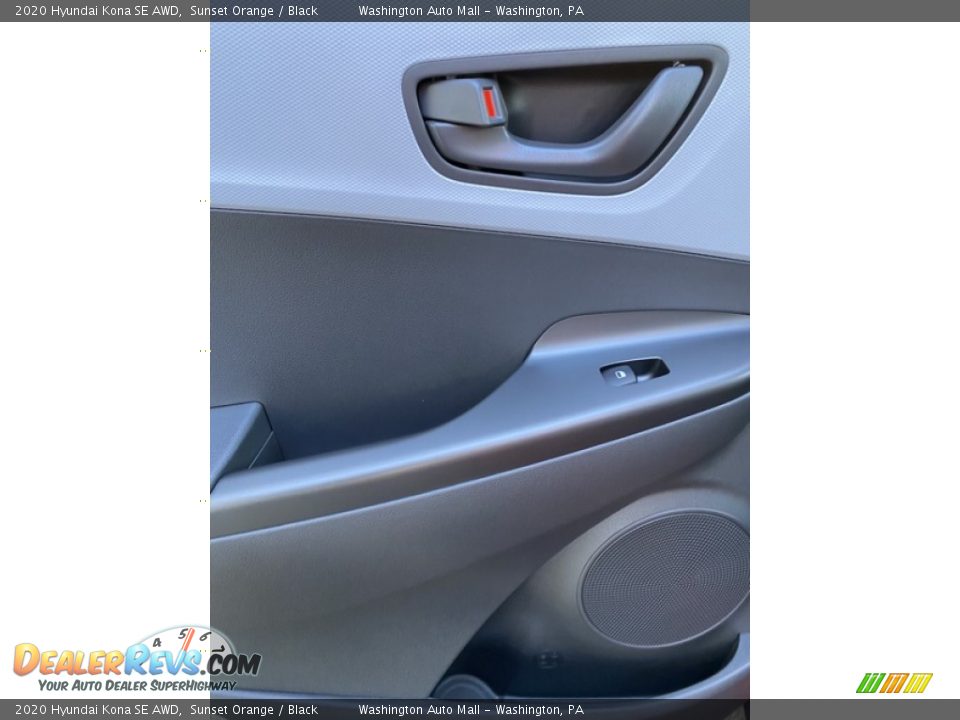 2020 Hyundai Kona SE AWD Sunset Orange / Black Photo #18