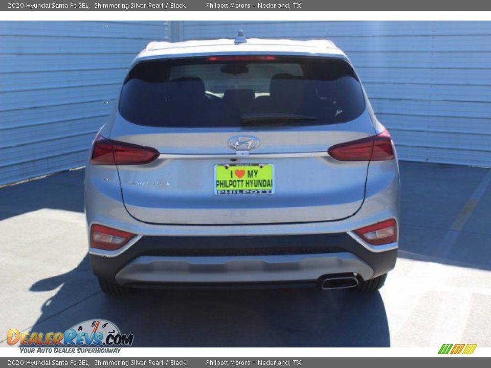 2020 Hyundai Santa Fe SEL Shimmering Silver Pearl / Black Photo #7