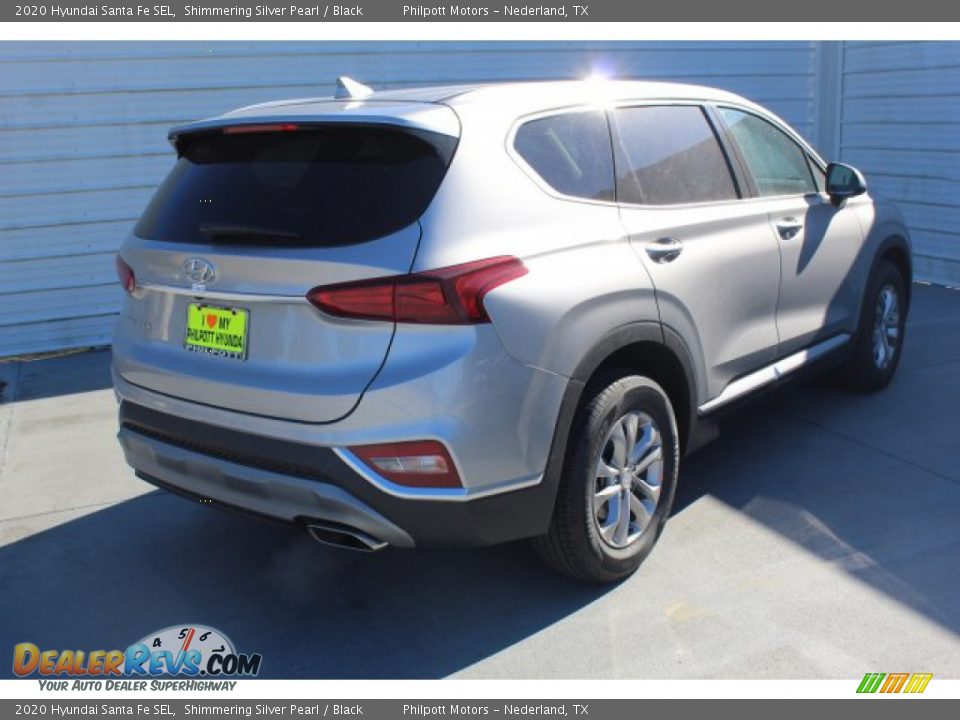 2020 Hyundai Santa Fe SEL Shimmering Silver Pearl / Black Photo #8