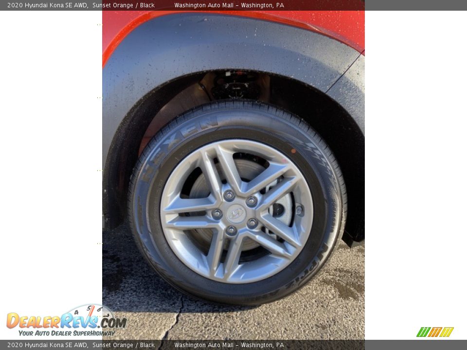 2020 Hyundai Kona SE AWD Sunset Orange / Black Photo #27